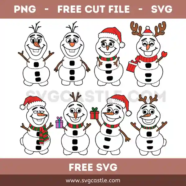 Olaf Frozen SVG
