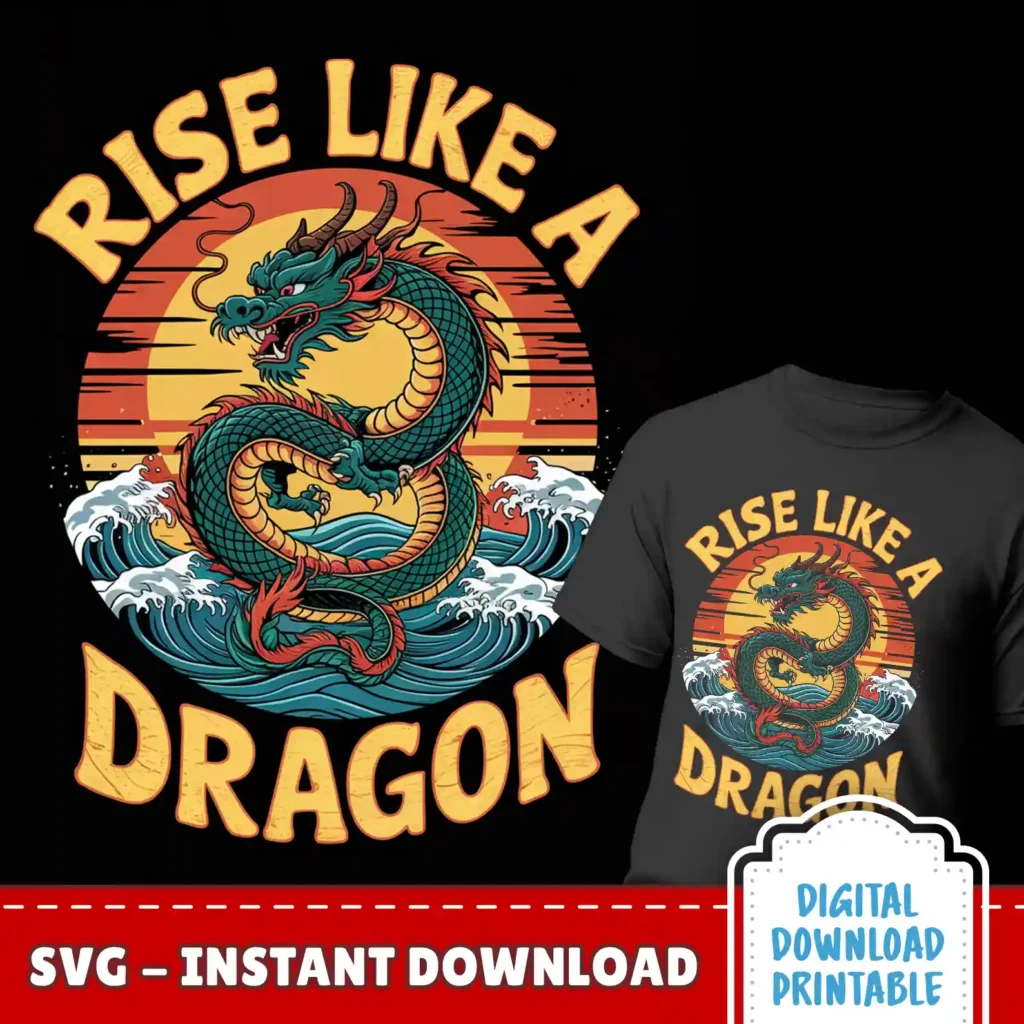 Rise Like a Dragon SVG