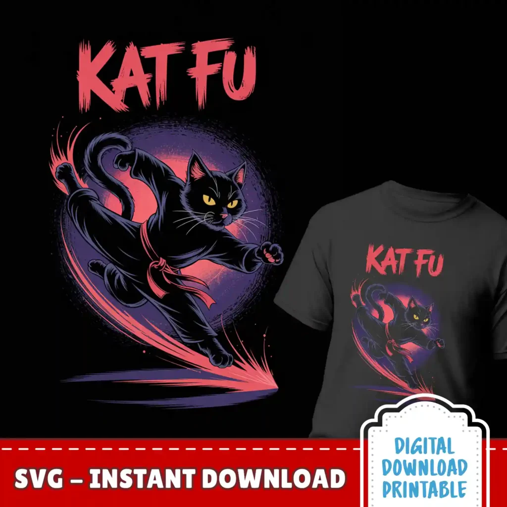 Kat Fu SVG