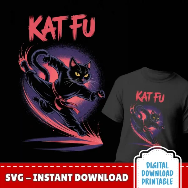 Kat Fu SVG
